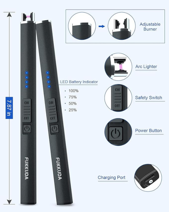 Fukkuda Electric Arc Lighter view 3