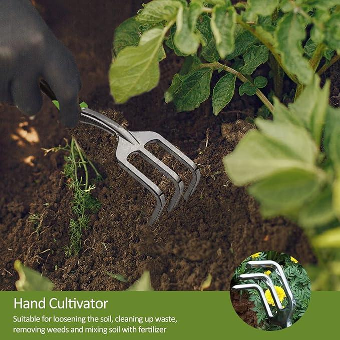 3-Piece Ergonomic Garden Tool Set view 3
